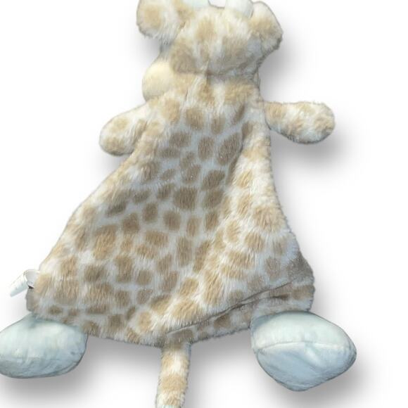 Demdaco Lovey Giraffe Baby Security Blanket Rattle Colby Plush Nursery 14" - Picture 4 of 8